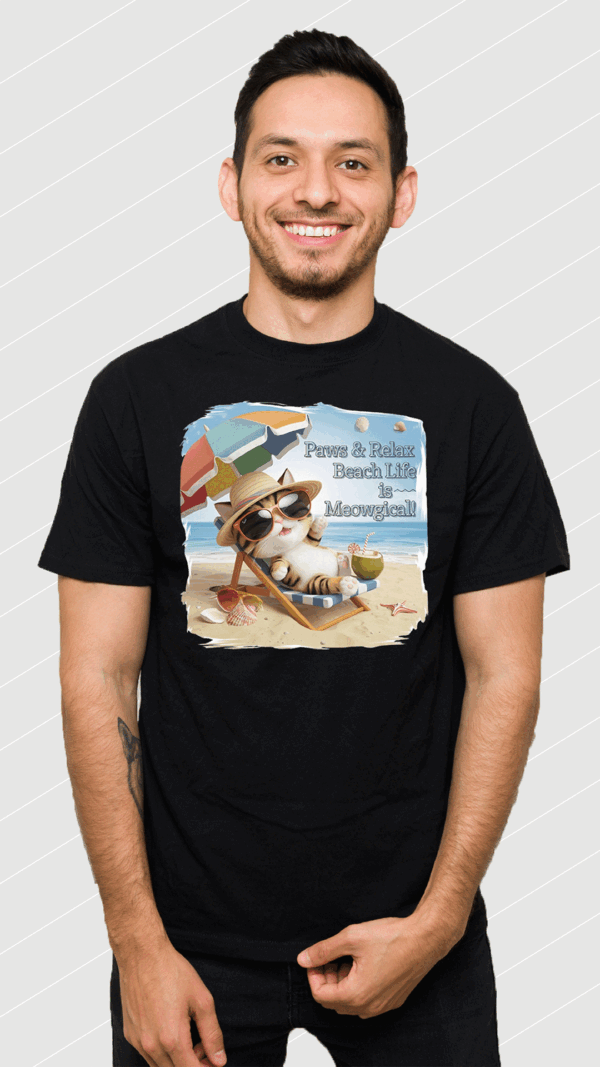 Meowgical-Beach-Vibes-T-Shirt